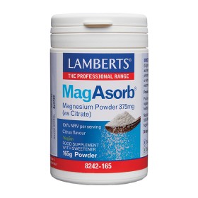 Lamberts Magasorb Powder 375mg Συμπλήρωμα με Μαγνήσιο 165g Lamberts Magasorb Powder 375mg Συμπλήρωμα με Μαγνήσιο 165g