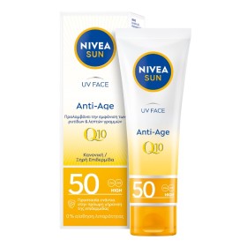 NIVEA Sun Anti-Age Q10 Αντηλιακή & Αντιγηραντική Κρέμα Προσώπου SPF50 50ml