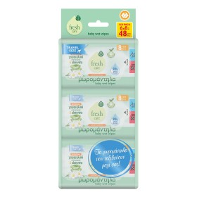 Fresh Care Multipack Travel Size Μωρομάντηλα με Εκχύλισμα Χαμομήλι & Αλόη 6x8 Τεμάχια Fresh Care Multipack Travel Size Μωρομάντηλα με Εκχύλισμα Χαμομήλι & Αλόη 6x8 Τεμάχια