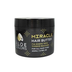 Aloe Colors Miracle Hair Βούτυρο Εντατικής Ενυδάτωσης & Θρέψης για Όλους τους Τύπους Μαλλιών  200ml