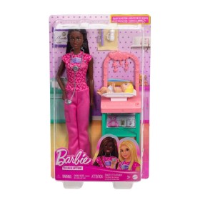 Mattel Barbie Baby Doctor Κούκλα Παιδίατρος με Μωρό από 3+ Ετών
