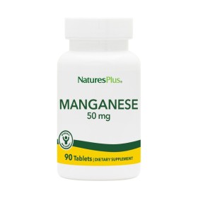 NATURES PLUS Manganese 50mg Συμπλήρωμα Ενίσχυσης Ανοσοποιητικού & Προστασία από Οστεοαρθρίτιδα 90 Ταμπλέτες