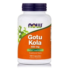 NOW Gotu Kola 450mg Circulatory & Nervous System Support Supplement 100 Capsules
