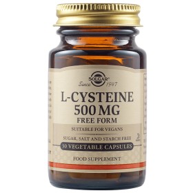 Solgar L-Cysteine 500mg 30 Φυτικές Κάψουλες Solgar L-Cysteine 500mg 30 Φυτικές Κάψουλες