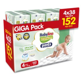Babylino Premium Ultra Soft Pants No4 Πάνες Βρακάκι Maxi 7-13kg  152 Τεμάχια [Monthly Pack ]