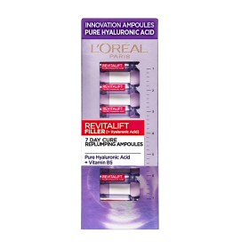 Loreal Paris Revitalift Filler Ενυδατικό Serum Αμπούλες με Υαλουρονικό Οξύ 7x1.3ml