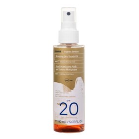 Korres Bronzing Dry Touch Oil Αντηλιακό Λάδι για Έντονο Μαύρισμα Spf20 150ml