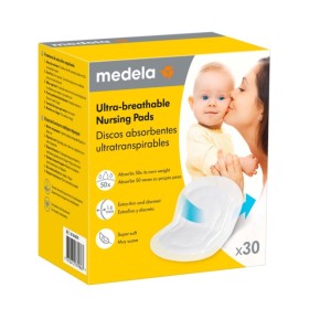 Medela Ultra-Breathable Επιθέματα Στήθους Μιας Χρήσης 30 Τεμάχια