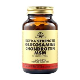 Solgar Extra Strength Glucosamine Chondroitin Msm για την Υγεία των Αρθρώσεων 60 Ταμπλέτες Solgar Extra Strength Glucosamine Chondroitin Msm για την Υγεία των Αρθρώσεων 60 Ταμπλέτες