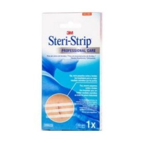 3M STERI-STRIP Professional Care 6mm x 10cm 10 Strips Ταινίες Σύγκλεισης Τραύματος 1 Τεμάχιο