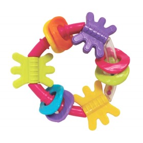 Playgro Triangle Teether Κουδουνίστρα Οδοντοφυίας για Κορίτσια 3m+ 1 Τεμάχιο Playgro Triangle Teether Κουδουνίστρα Οδοντοφυίας για Κορίτσια 3m+ 1 Τεμάχιο