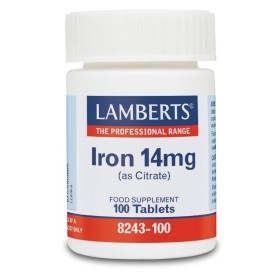 LAMBERTS Iron 14mg Iron Supplement 100 Tablets