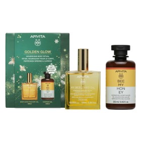 Apivita Promo Golden Glow My Beeloved Body Oil Ξηρό Λάδι Θρέψης & Επανόρθωσης 100ml & Bee My Honey Αφρόλουτρο Μέλι & Αλόη 250ml