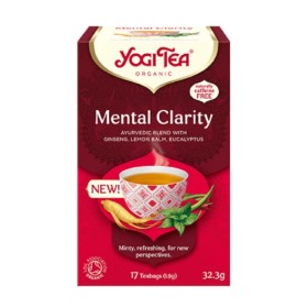 Yogi Tea Mental Clarity Βιολογικό Τσάι για Ευεξία 17 Φακελίσκοι