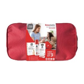 Pharmalead Emostatic First Aid Kit 3 Αιμοστατικό Σπρέι 60ml & Αυτοκόλλητο Επίδεσμος Αφρού 1 Τεμάχιο & Επιθέματα με Aιμοστατική Γάζα 5 Τεμάχια