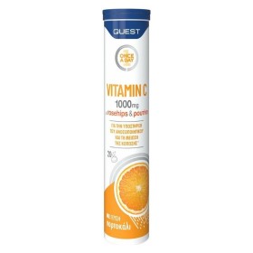 Quest Once a Day Vitamin C 1000mg With Rosehips & Rutin Βιταμίνη C με Ρουτίνη για το Ανοσοποιητικό Σύστημα 20 Αναβράζοντα Δισκία