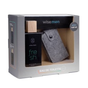 VICAN Promo Wise Men Eau De Toilette Ανδρικό Άρωμα Fresh 100ml & Σετ Περιποίησης Νυχιών
