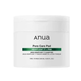 Anua Heartleaf 77% Clear Pad Μαντηλάκια Προσώπου για Καθαρισμό & Ενυδάτωση 70 Τεμάχια