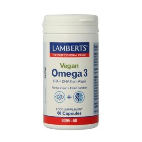 Lamberts Vegan Ω3 Epa & Dha From Algae 750mg 60 Κάψουλες Lamberts Vegan Ω3 Epa & Dha From Algae 750mg 60 Κάψουλες