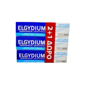 ELGYDIUM Promo Anti-Plaque Toothpaste 3 x 100ml [2+1 GIFT]