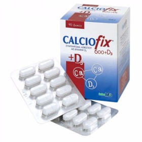 INTERMED Calciofix Συμπλήρωμα Διατροφής με Ασβέστιο και Βιταμίνη D3 90 Ταμπλέτες
