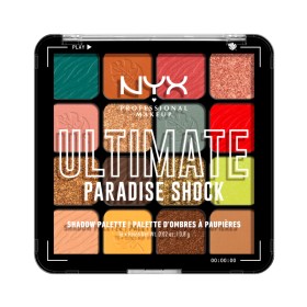 Nyx Professional Make Up Ultimate Shadow Palette Paradise Shock Παλέτα Mατιών 16 Αποχρώσεων 1 Τεμάχιο