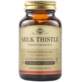 SOLGAR Milk Thistle 50 Herbal Capsules