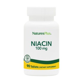NATURES PLUS Niacin 100mg Συμπλήρωμα με Νιασίνη 90 Ταμπλέτες