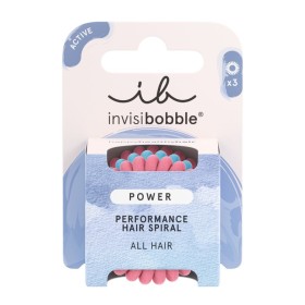 Invisibobble Power Performance Hair Spiral Fluffy Rose & Ice Λαστιχάκια Μαλλιών για Απόλυτο Κράτημα 3 Τεμάχια