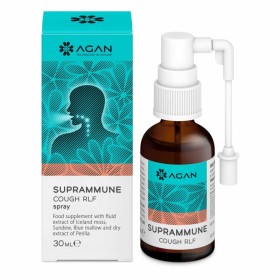Agan Suprammune Cough Relief Spray για Ξηρό και Παραγωγικό Βήχα Χωρίς Γλουτένη 30ml