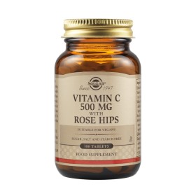 Solgar Vitamin C 500mg With Rose Hips για Ενίσχυση του Ανοσοποιητικού 100 Ταμπλέτες Solgar Vitamin C 500mg With Rose Hips για Ενίσχυση του Ανοσοποιητικού 100 Ταμπλέτες