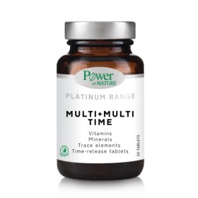 Power Of Nature Classics Platinum Range Multi+multi Πολυβιταμίνη Βραδείας Αποδέσμευσης 30 Ταμπλέτες