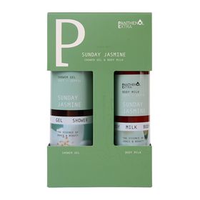 Panthenol Extra Promo Sunday Jasmine Body Milk Γαλάκτωμα Σώματος 300ml & Sunday Jasmine Shower Gel Αφρόλουτρο Τζελ 500ml