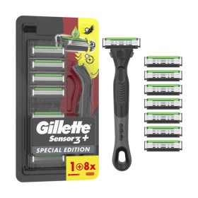 Gillette Sensor 3+ Special Edition Men’s Ανδρική Ξυριστική Μηχανή με Εργονομική Λαβή & 8 Ανταλλακτικές Κεφαλές 1 Τεμάχιο Gillette Sensor 3+ Special Edition Men’s Ανδρική Ξυριστική Μηχανή με Εργονομική Λαβή & 8 Ανταλλακτικές Κεφαλές 1 Τεμάχιο