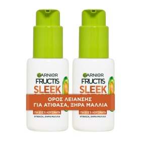 Garnier Promo Fructis Keratin Sleek Serum Ορός Λείανσης Μαλλιών & Λάμψης 2x50ml
