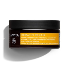 Apivita Keratin Μάσκα Θρέψης & Επανόρθωσης με Μέλι & Φυτική Κερατίνη για Ξηρά Μαλλιά 200ml Apivita Keratin Μάσκα Θρέψης & Επανόρθωσης με Μέλι & Φυτική Κερατίνη για Ξηρά Μαλλιά 200ml
