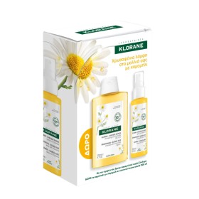Klorane Promo Sun Lightening Spray Μαλλιών με Χαμομήλι για Ξανθά Μαλλιά 100ml & Σαμπουάν με Εκχύλισμα Χαμομηλιού 200ml