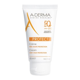 A-DERMA Protect Creme SPF50+ Αντηλιακή Κρέμα Προσώπου Χωρίς Άρωμα για Κανονική/Ξηρή Επιδερμίδα 40ml