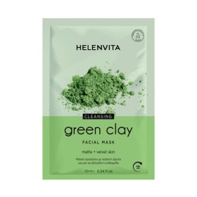 Helenvita Green Clay Face Mask Μάσκα Προσώπου για Καθαρισμό & Ενυδάτωση & Θρέψη 10ml