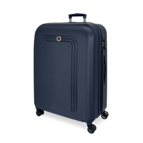 Movom Riga Blue Βαλίτσα Μεσαίου Μεγέθους Χρώμα Μπλε 49x70x27 Movom Riga Blue Βαλίτσα Μεσαίου Μεγέθους Χρώμα Μπλε 49x70x27