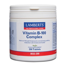 Lamberts Vitamin B-100 Complex Συμπλήρωμα με Βιταμίνη Β 200 Ταμπλέτες