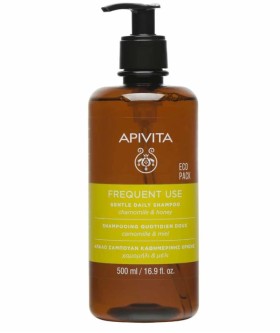 APIVITA Frequent Use Gentle Daily Shampoo with Chamomile & Honey Eco Pack 500ml