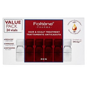 Foltene Pharma Hair & Scalp Treatment For Men Value Pack ανδρικές Αμπούλες Μαλλιών κατά της Τριχόπτωσης 24τεμάχια X6ml