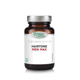 POWER OF NATURE Platinum Range Hairtone Men Max κατά της Τριχόπτωσης 30 Κάψουλες