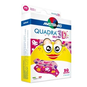 Master Aid Quadra 3D Girls 78x20mm & 78x26mm Αυτοκόλλητα Επιθέματα για Κορίτσια 20 Τεμάχια Master Aid Quadra 3D Girls 78x20mm & 78x26mm Αυτοκόλλητα Επιθέματα για Κορίτσια 20 Τεμάχια