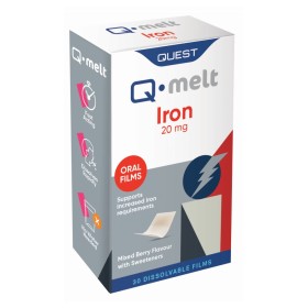 Quest Q Melt Iron 20mg Συμπλήρωμα Σιδήρου 30 Ταινίες Quest Q Melt Iron 20mg Συμπλήρωμα Σιδήρου 30 Ταινίες
