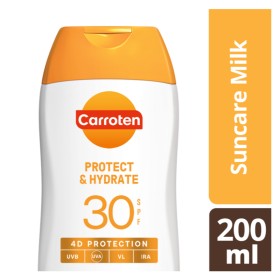 Carroten Protect & Hydrate Suncare Milk 4D Protection Spf30 Αντηλιακό Γαλάκτωμα Σώματος 200ml Carroten Protect & Hydrate Suncare Milk 4D Protection Spf30 Αντηλιακό Γαλάκτωμα Σώματος 200ml