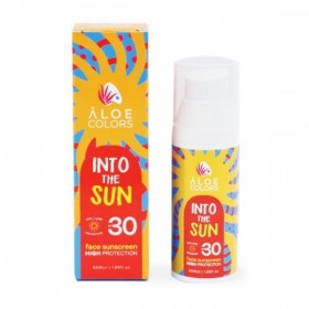Aloe Colors Into The Sun Face Sunscreen Spf30 Αντηλιακό Προσώπου 50ml