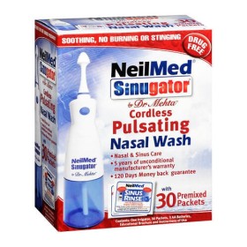 Neilmed Sinugator Cordless Pulsating Nasal Wash 1 Τεμάχιο & 30 Φακελίσκοι Neilmed Sinugator Cordless Pulsating Nasal Wash 1 Τεμάχιο & 30 Φακελίσκοι