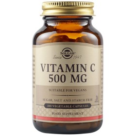 Solgar Vitamin C 500mg 100 Φυτικές Κάψουλες Solgar Vitamin C 500mg 100 Φυτικές Κάψουλες